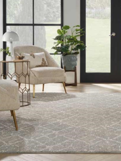 Installed tile flooring in home