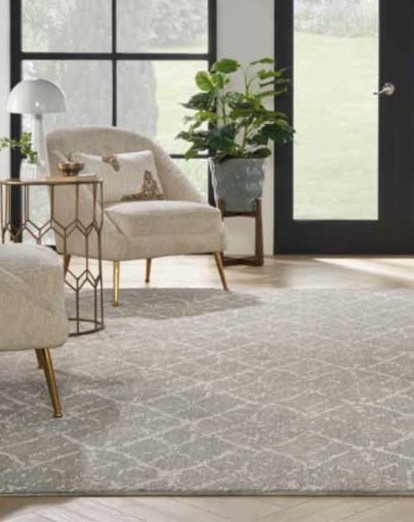 Installed tile flooring in home