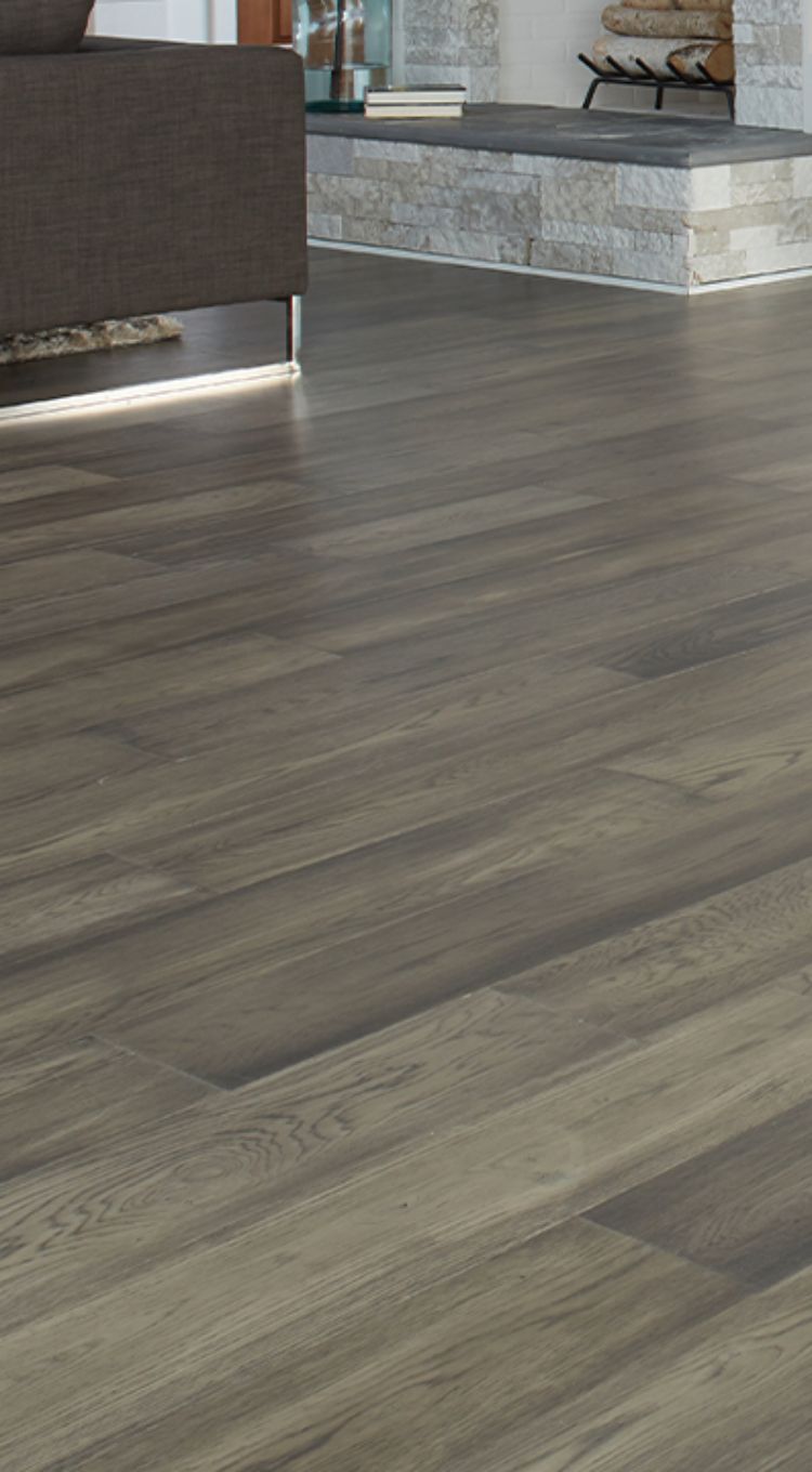 Installed laminate flooring in home