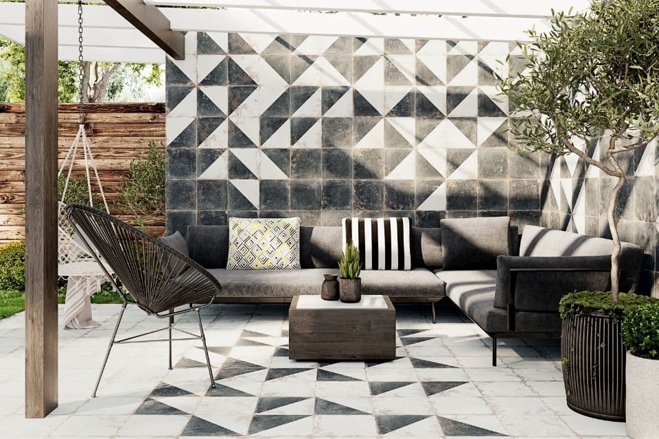Rhapsody Diagonal Porcelain tile by Emser